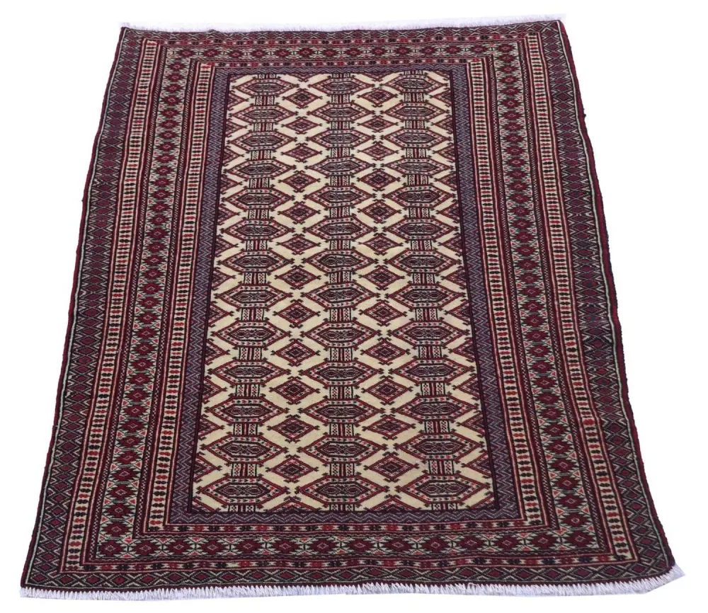 Afghansk teppe - 164 x 121 cm - bordeaux rød