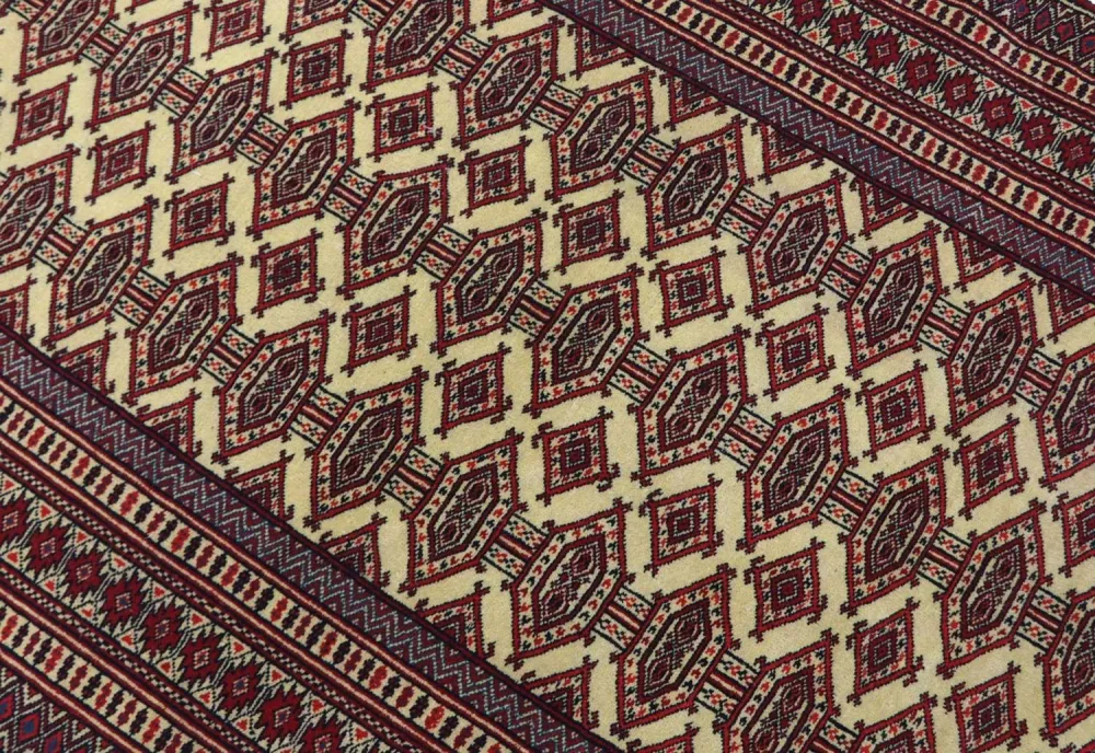 Afghansk teppe - 164 x 121 cm - bordeaux rød
