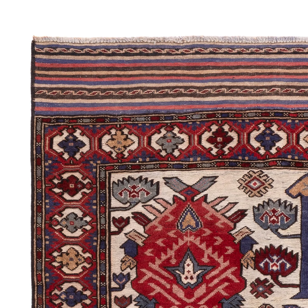 Afghansk teppe - 165 x 125 cm - flerfarget