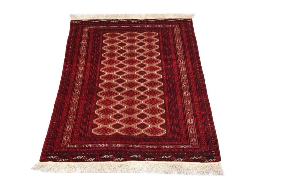 Afghansk teppe - 170 x 118 cm - rød