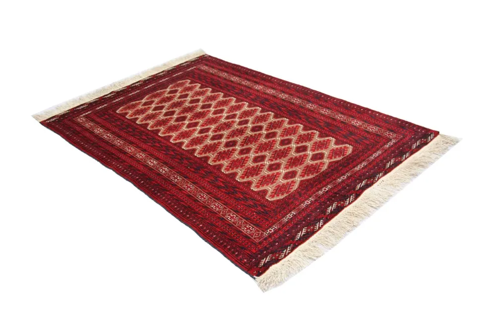 Afghansk teppe - 170 x 118 cm - rød