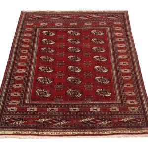 Afghansk teppe - 180 x 130 cm - rød