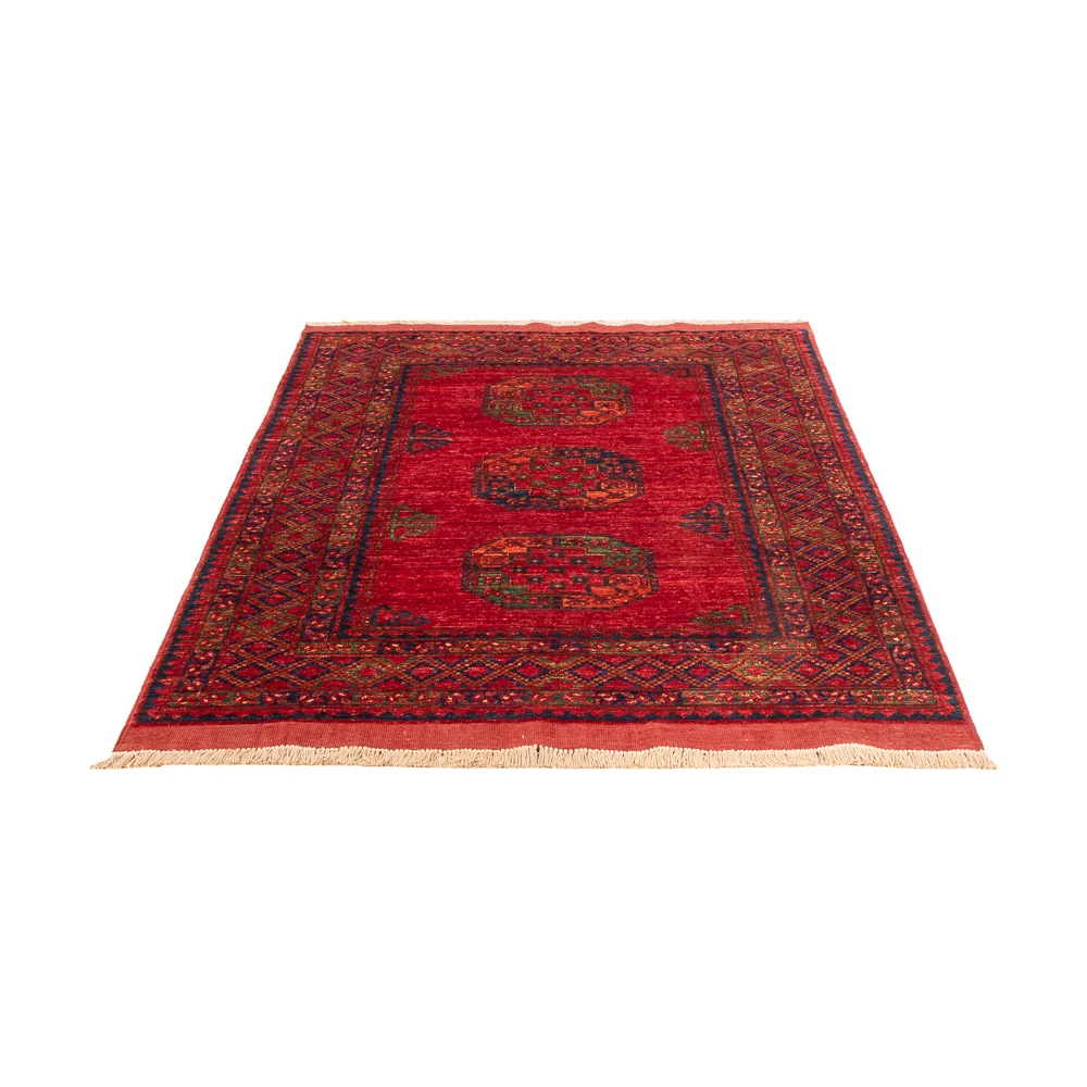 Afghansk teppe - 182 x 122 cm - rød