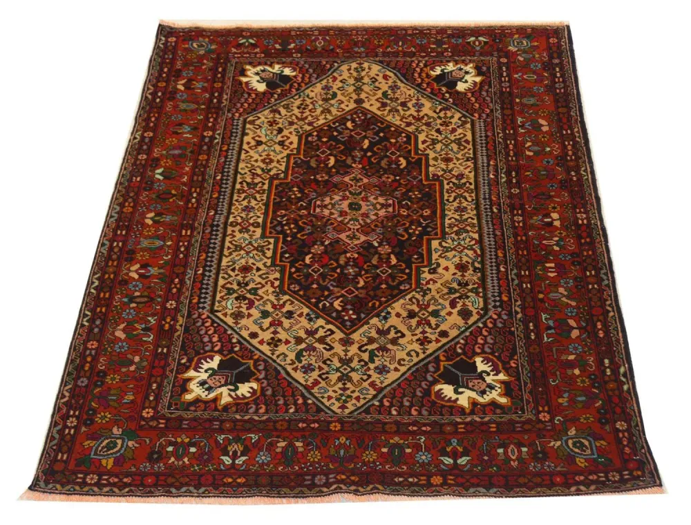 Afghansk teppe - 187 x 125 cm - rød