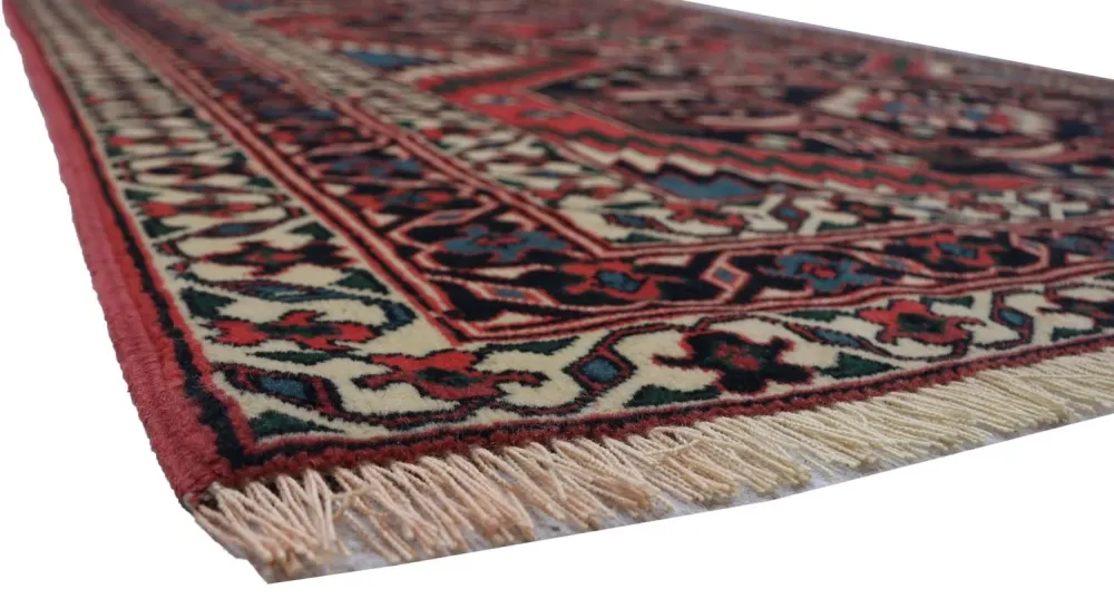 Afghansk teppe - 190 x 140 cm - rød
