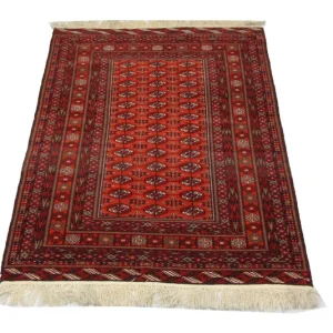Afghansk teppe - 193 x 134 cm - rød