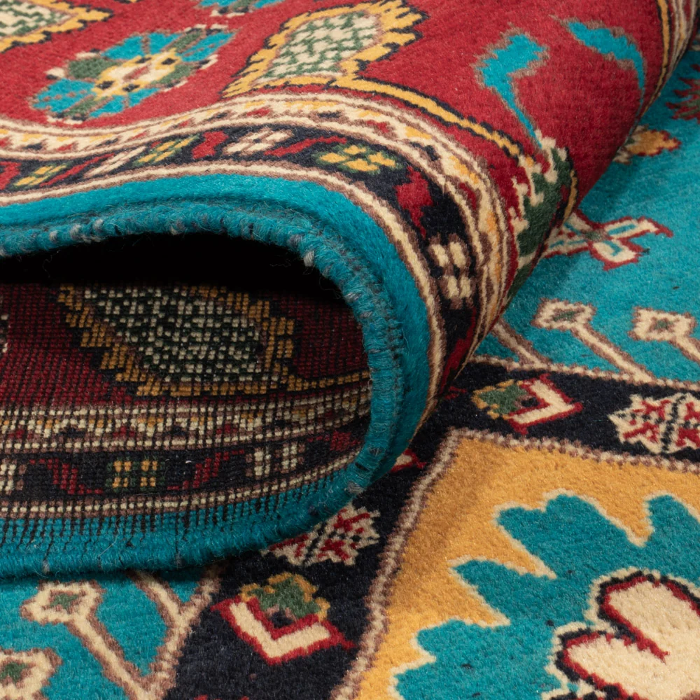 Afghansk teppe - 195 x 150 cm - blå