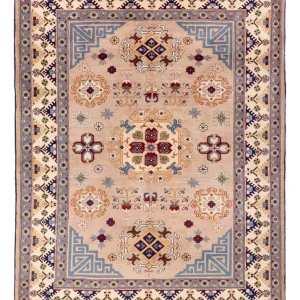 Afghansk teppe - 200 x 150 cm - beige