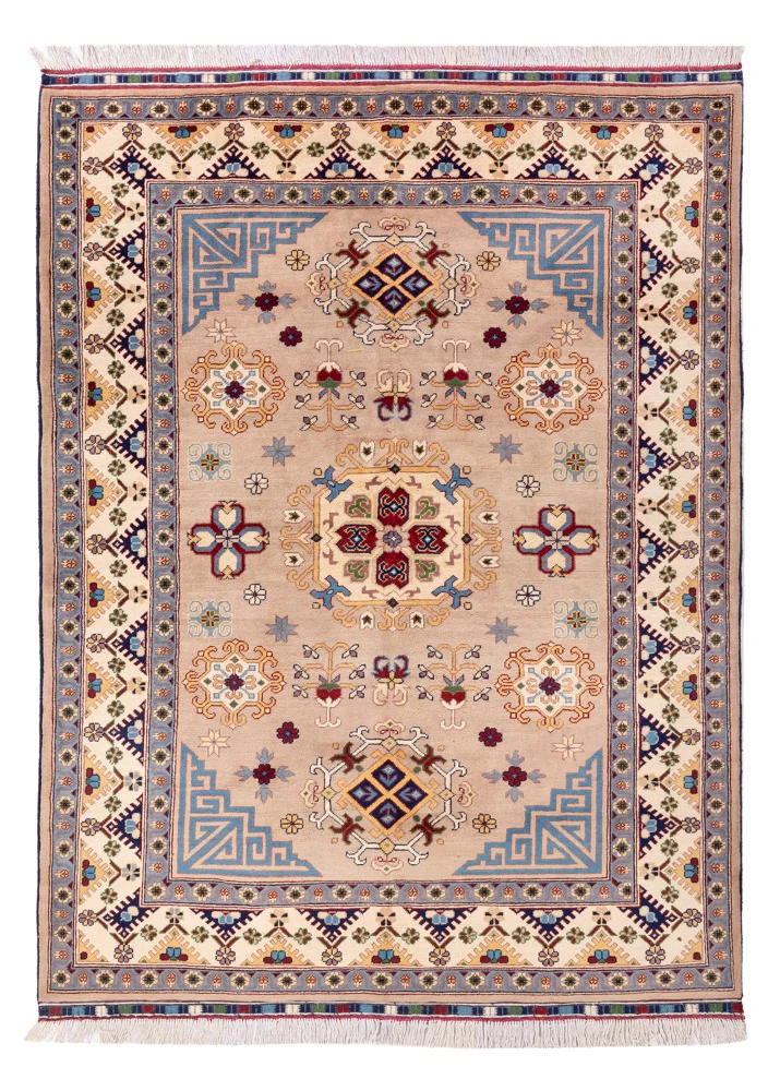 Afghansk teppe - 200 x 150 cm - beige