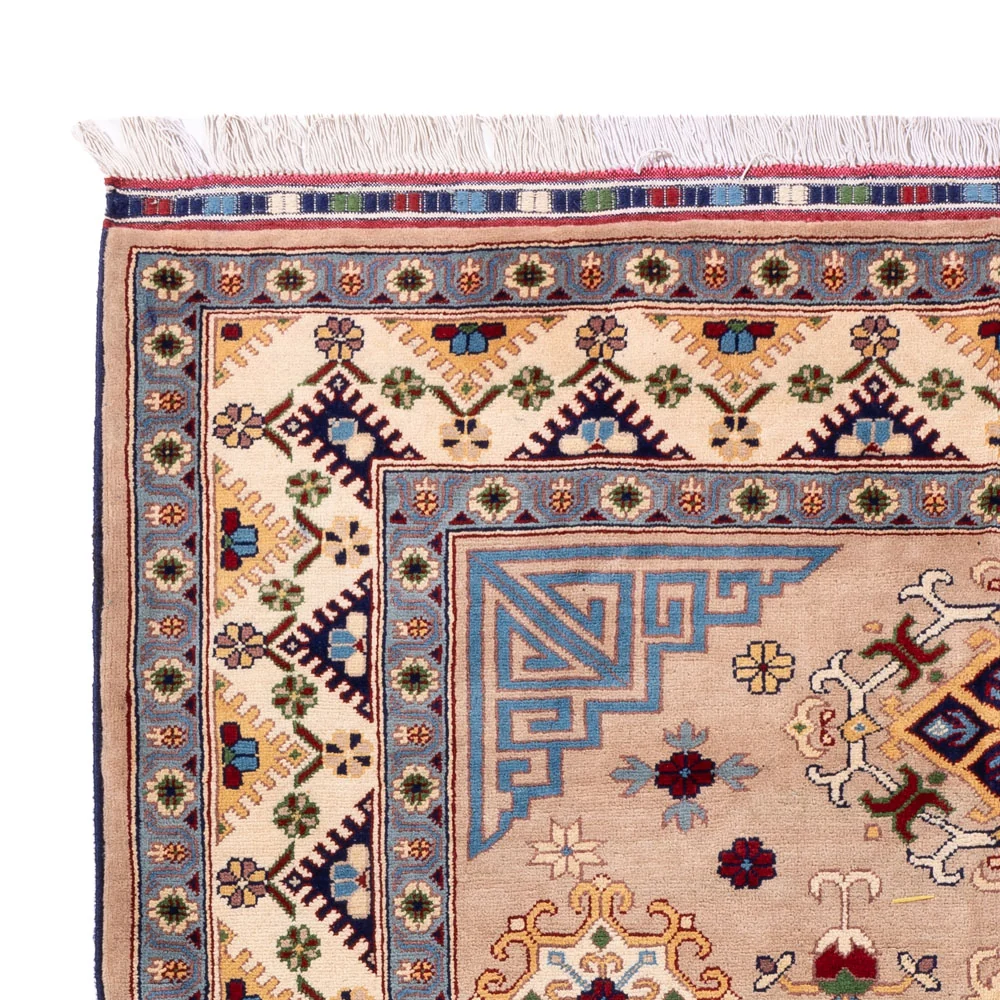 Afghansk teppe - 200 x 150 cm - beige