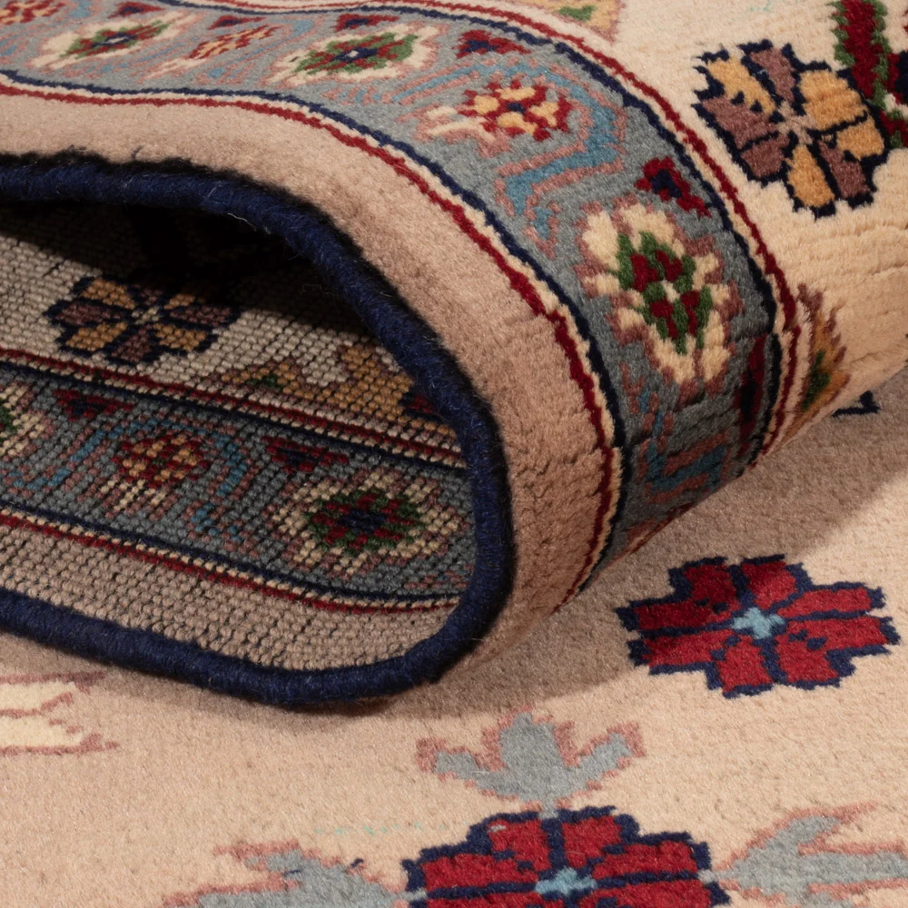 Afghansk teppe - 200 x 150 cm - beige