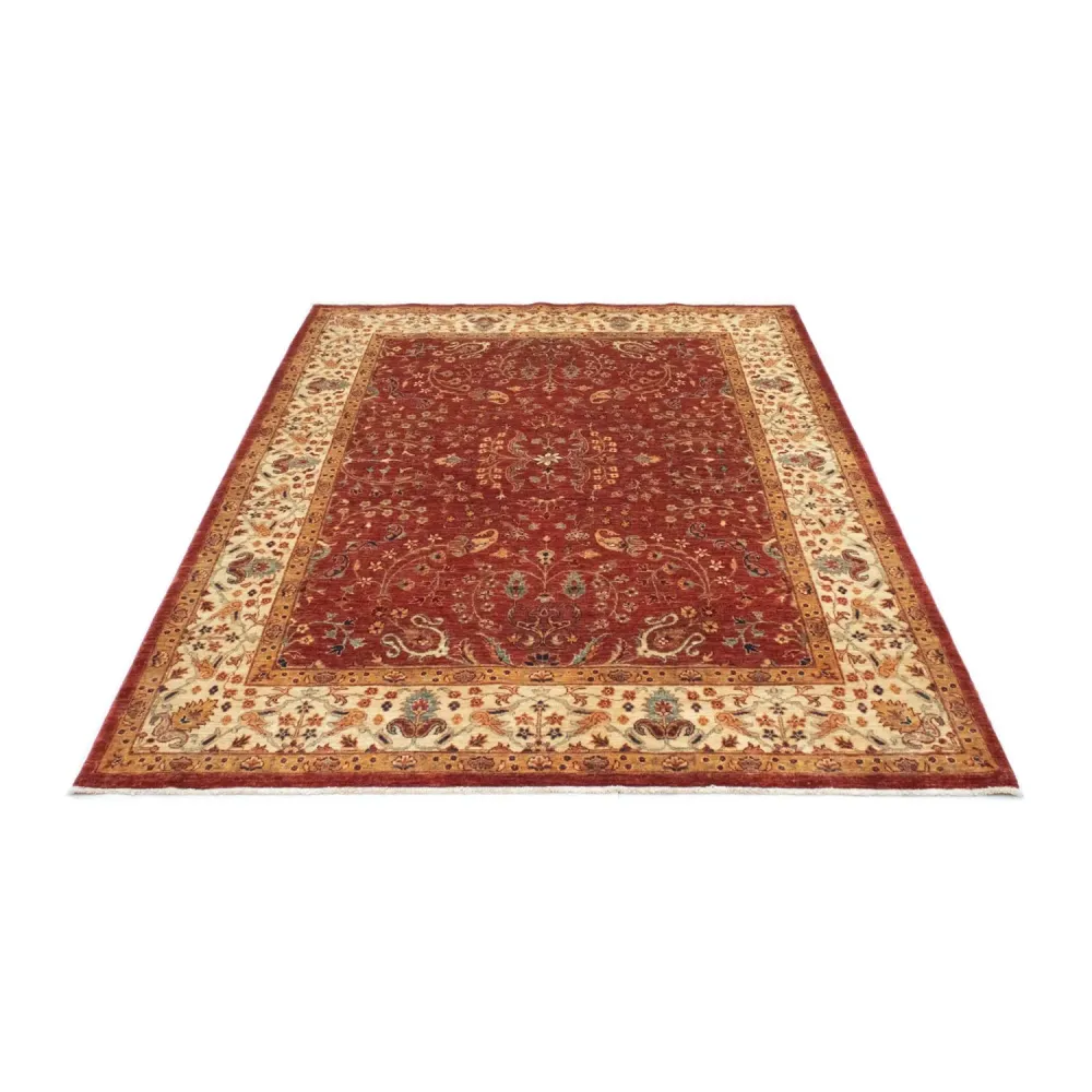 Afghansk teppe - 207 x 149 cm - rød