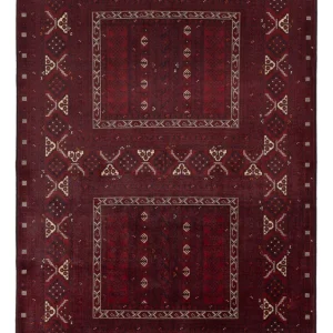 Afghansk teppe - 249 x 160 cm - rød