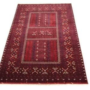Afghansk teppe - 250 x 157 cm - rød