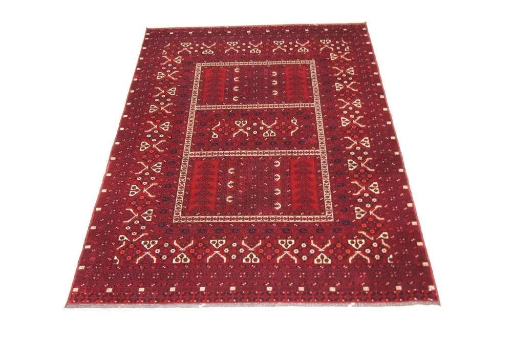Afghansk teppe - 250 x 170 cm - rød