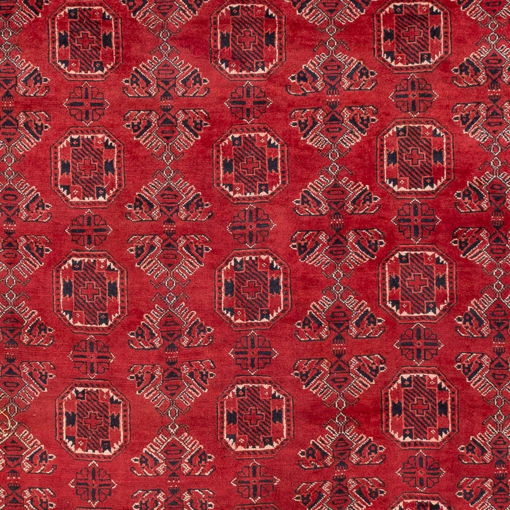 Afghansk teppe - 275 x 203 cm - rød