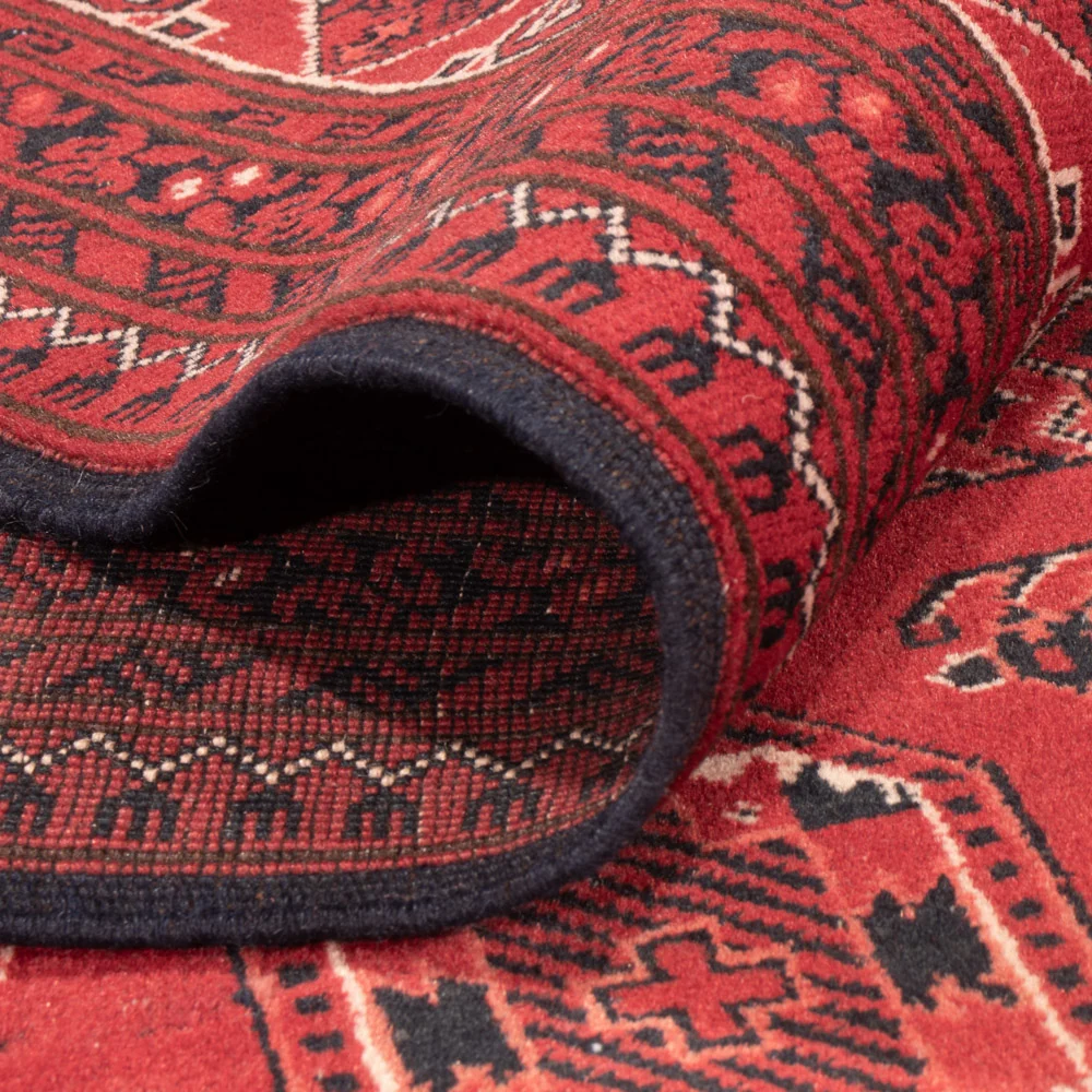 Afghansk teppe - 275 x 203 cm - rød