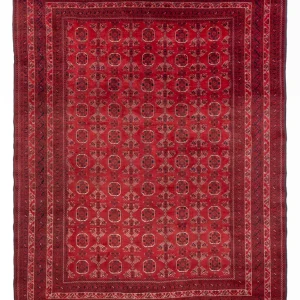 Afghansk teppe - 275 x 203 cm - rød
