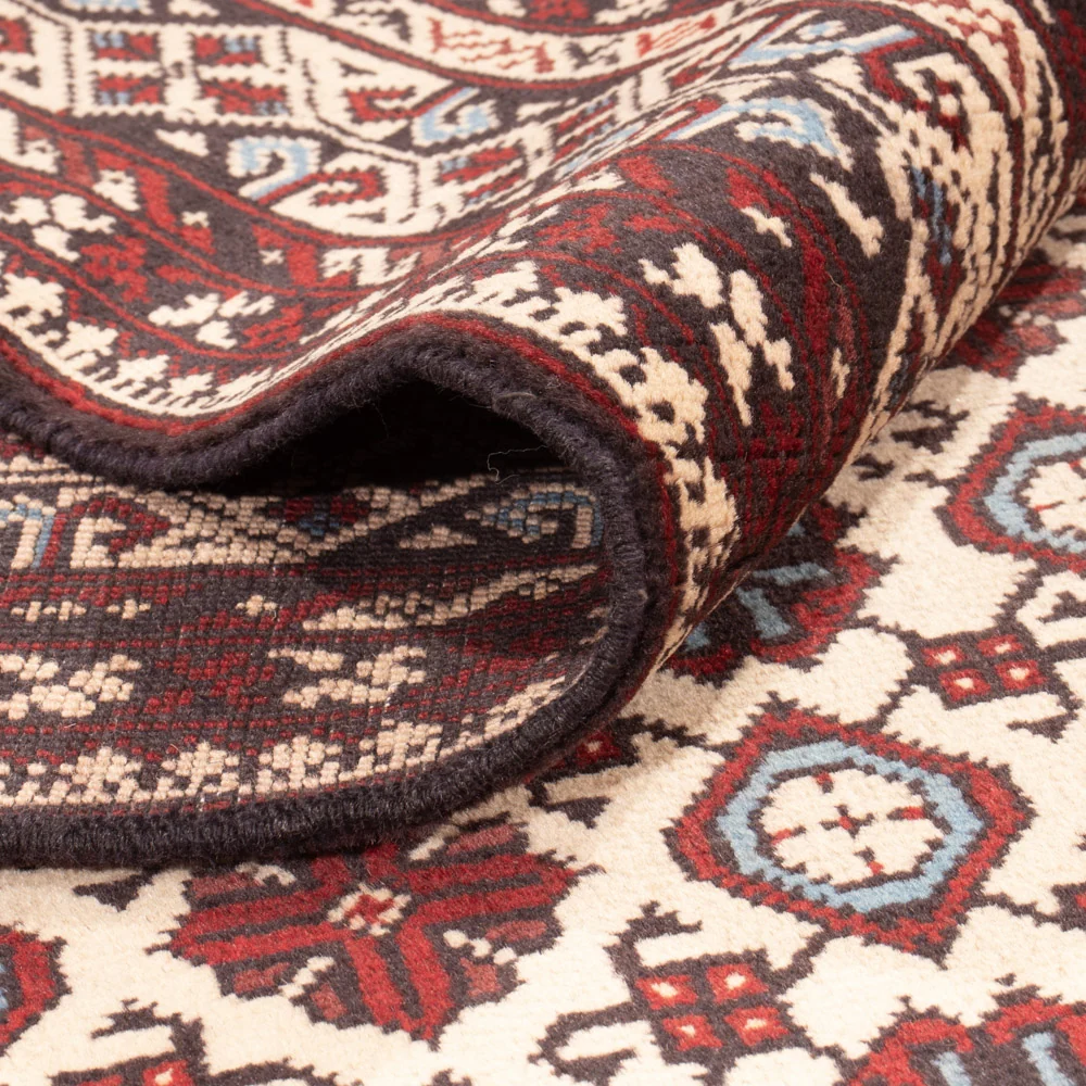 Afghansk teppe - 281 x 194 cm - lys beige
