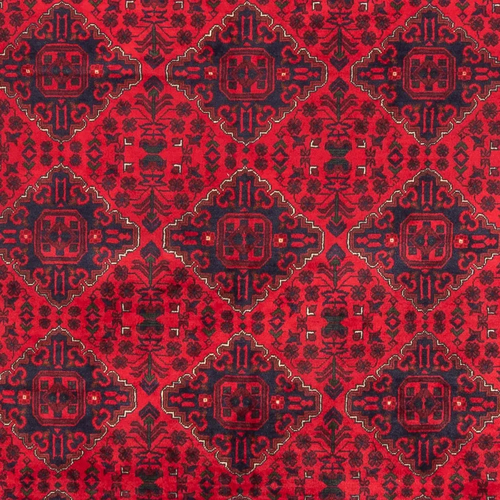 Afghansk teppe - 285 x 198 cm - rød