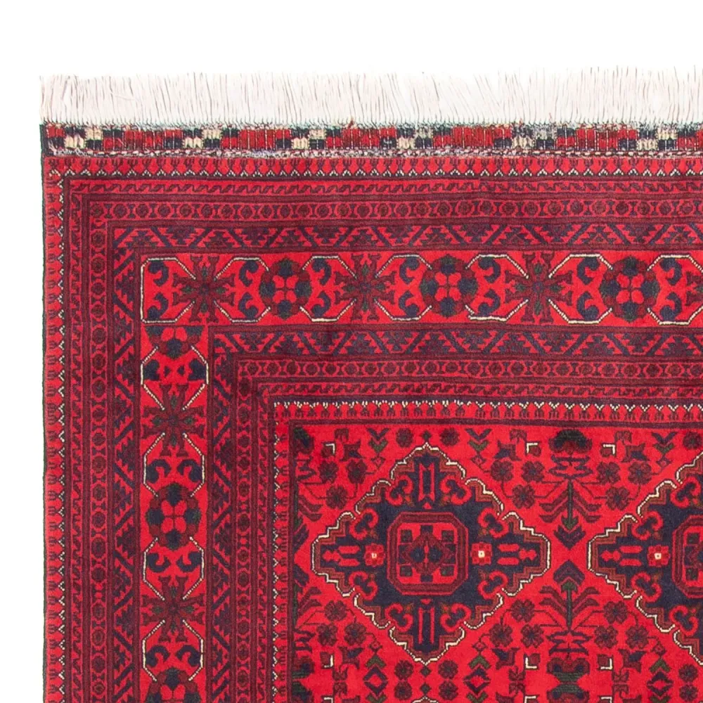 Afghansk teppe - 285 x 198 cm - rød