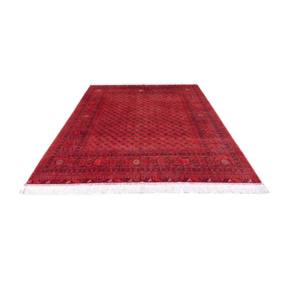 Afghansk teppe - 285 x 198 cm - rød