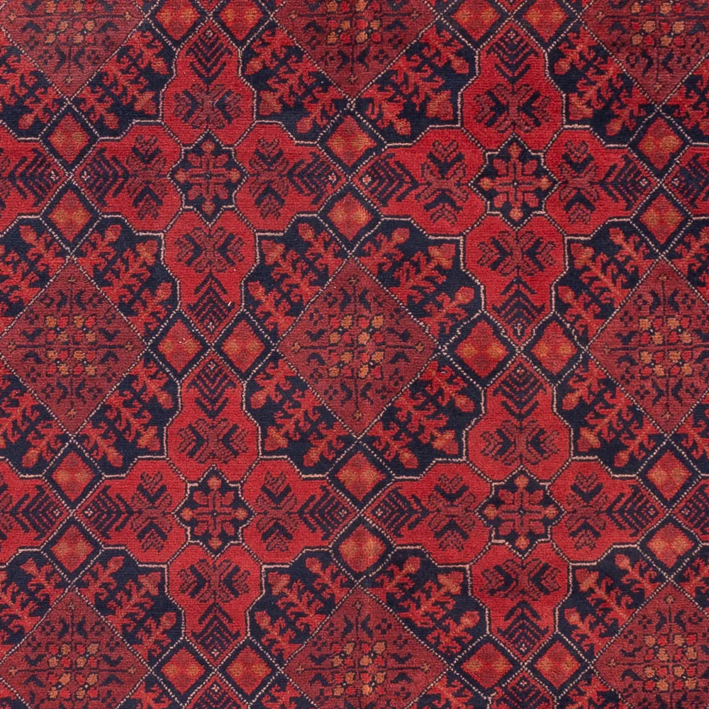 Afghansk teppe - 288 x 193 cm - rød