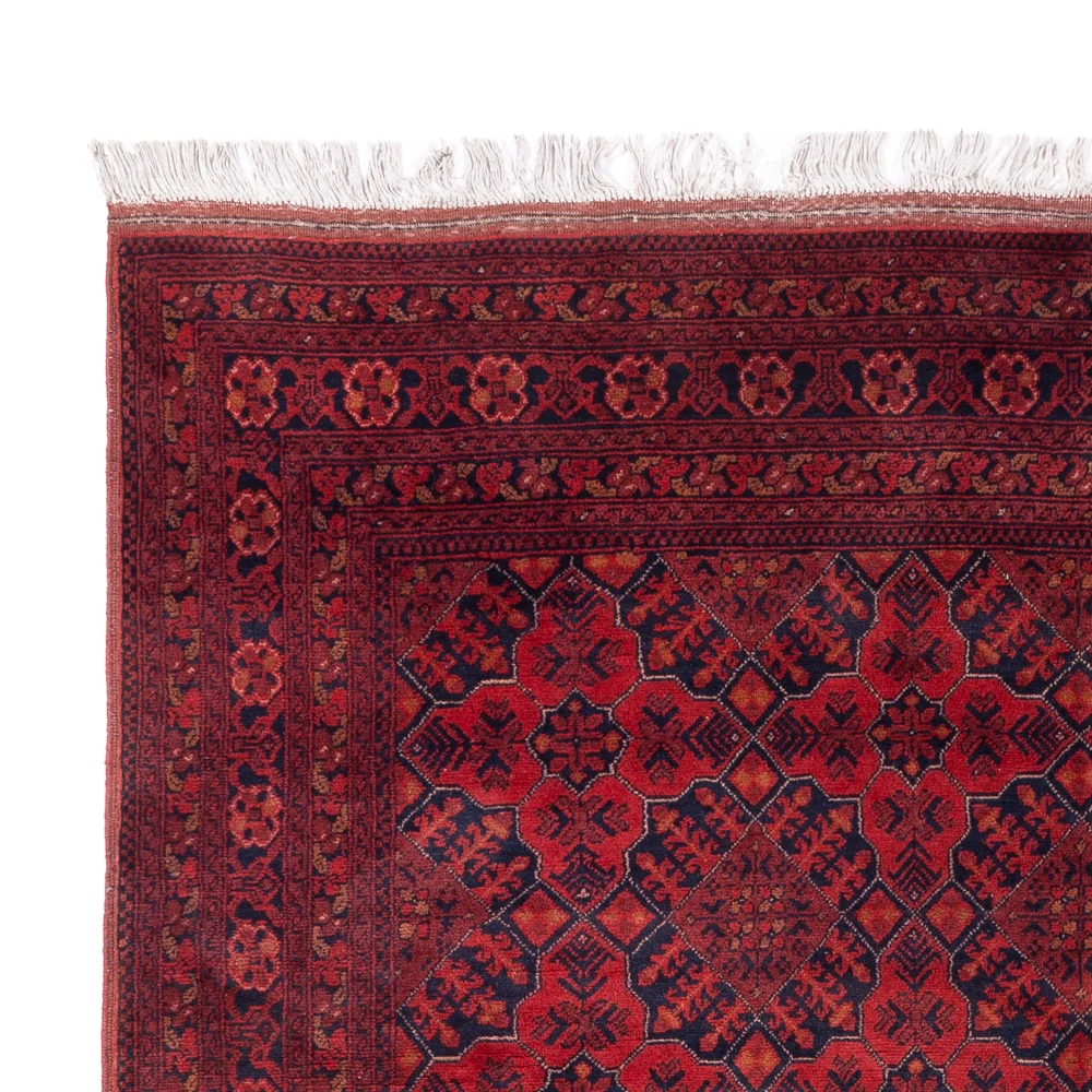 Afghansk teppe - 288 x 193 cm - rød