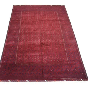 Afghansk teppe - 288 x 193 cm - rød