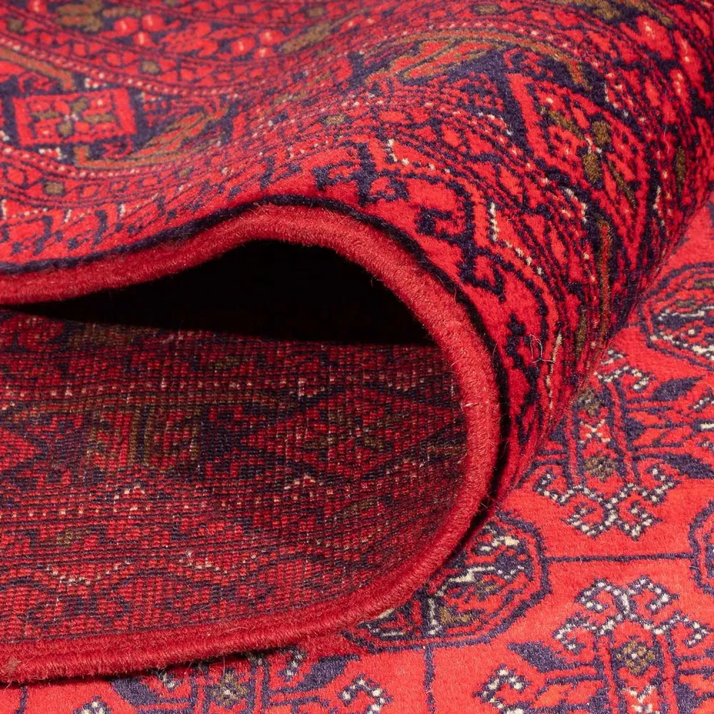 Afghansk teppe - 289 x 200 cm - rød