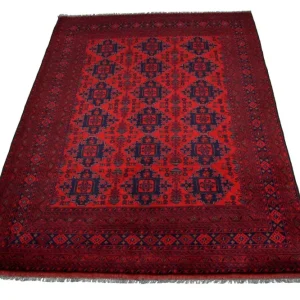 Afghansk teppe - 290 x 205 cm - rød