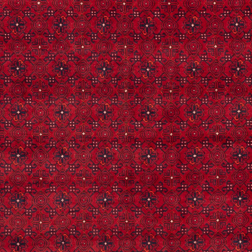 Afghansk teppe - 296 x 193 cm - rød