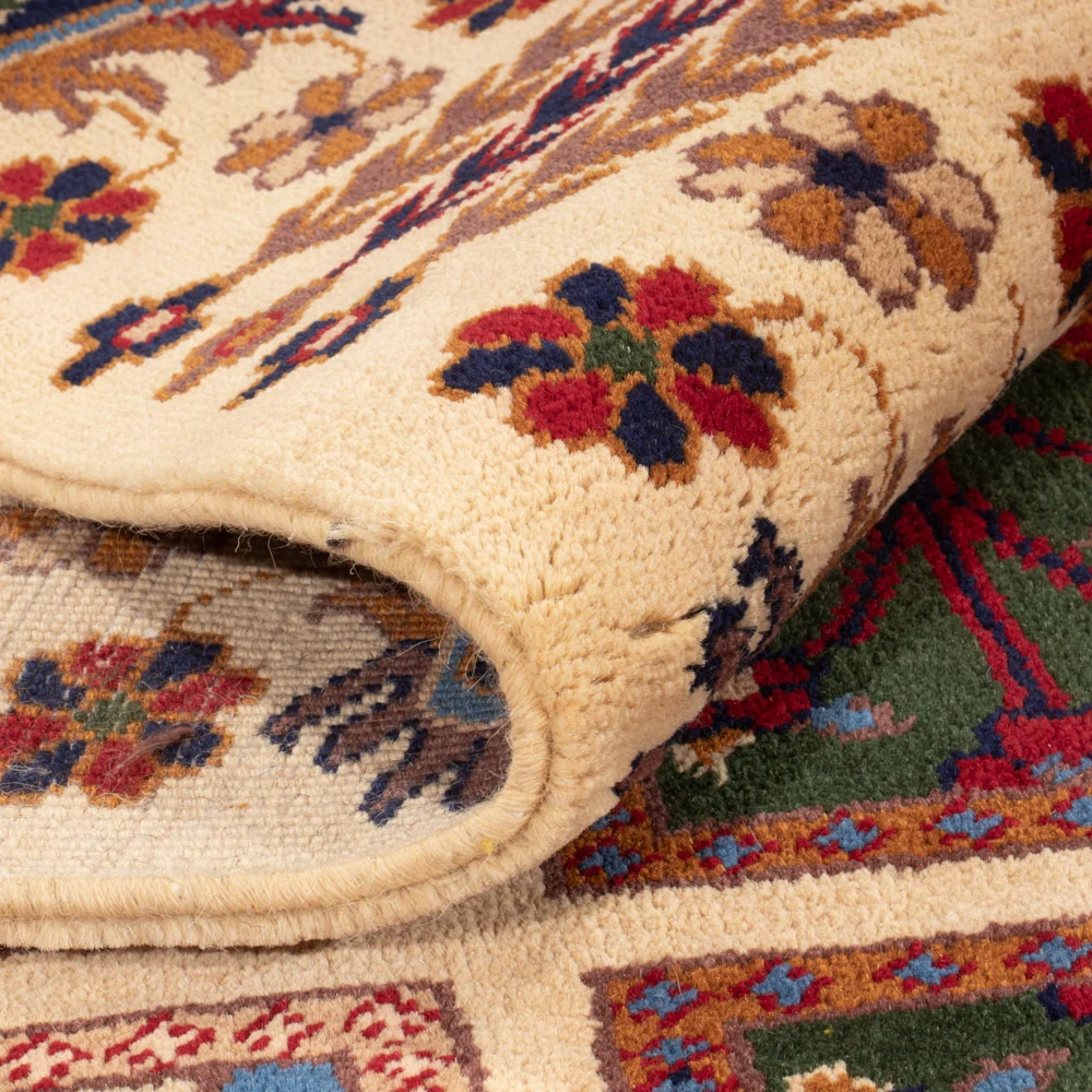 Afghansk teppe - 296 x 200 cm - flerfarget