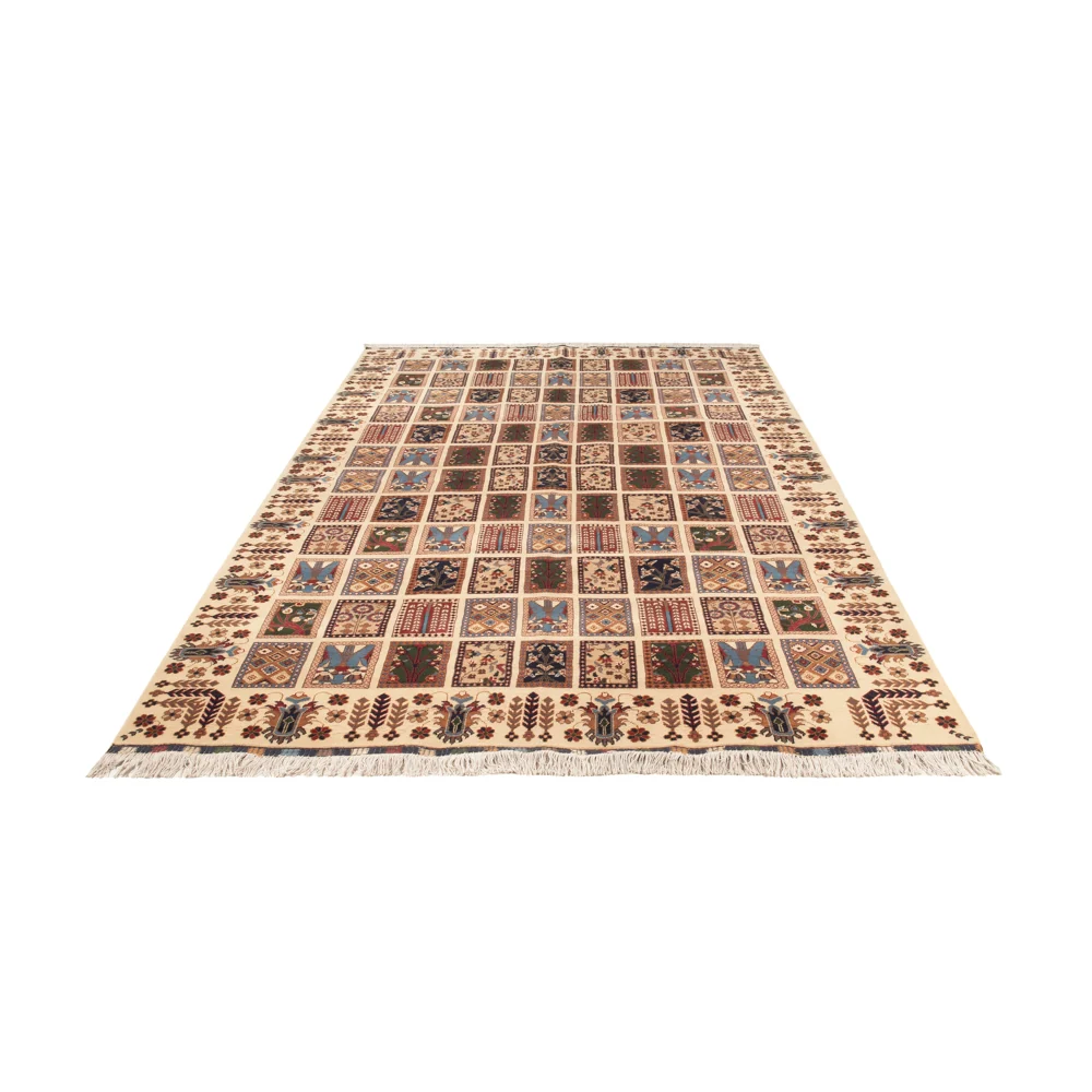 Afghansk teppe - 296 x 200 cm - flerfarget