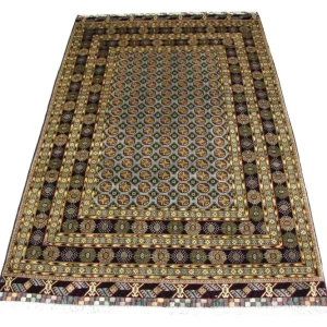 Afghansk teppe - 298 x 199 cm - blå