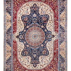 Afghansk teppe - 302 x 195 cm - flerfarget