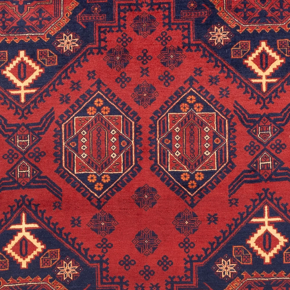 Afghansk teppe - 303 x 200 cm - rød