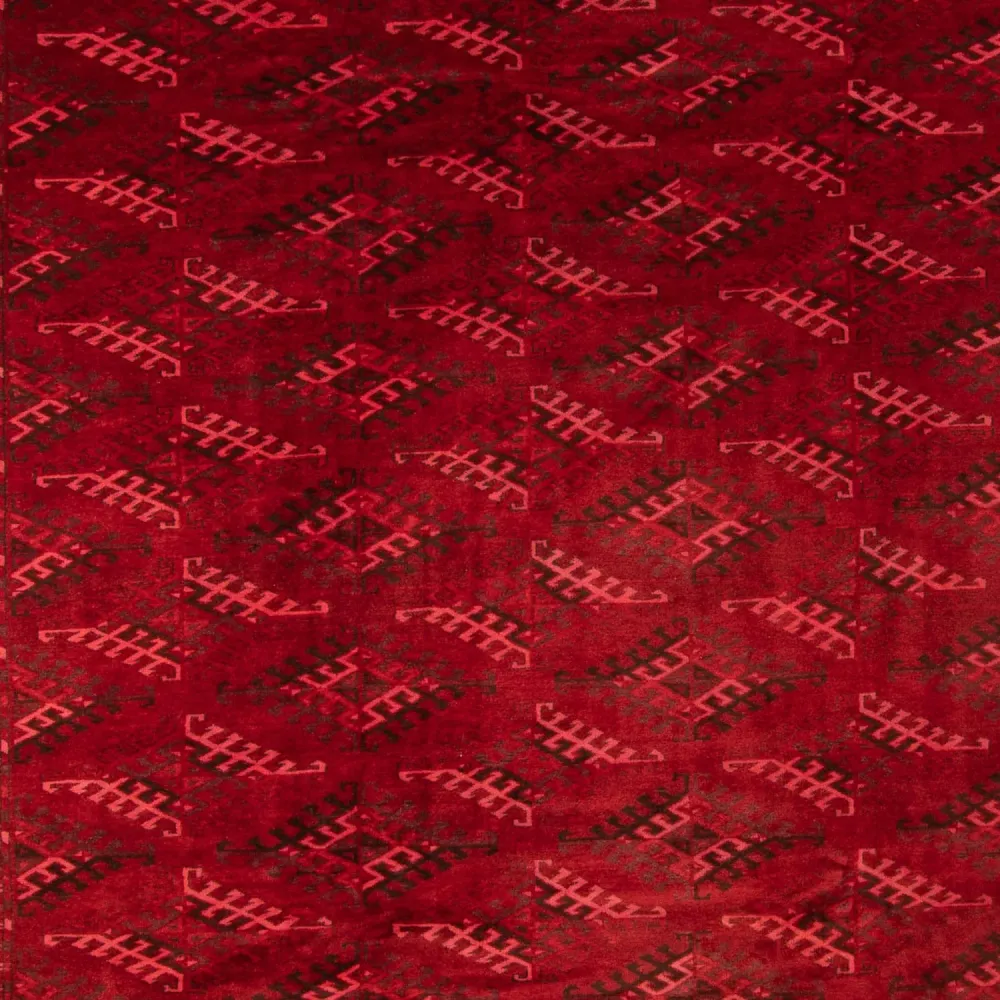 Afghansk teppe - 323 x 279 cm - rød