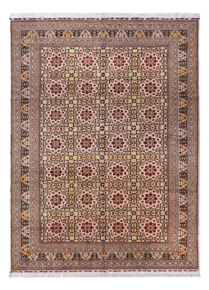 Afghansk teppe - 330 x 250 cm - mørk beige