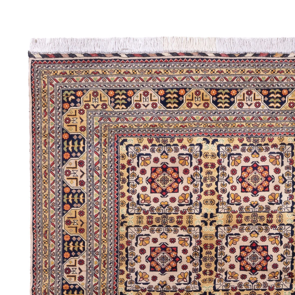 Afghansk teppe - 330 x 250 cm - mørk beige