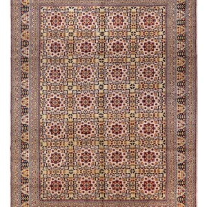 Afghansk teppe - 330 x 250 cm - mørk beige