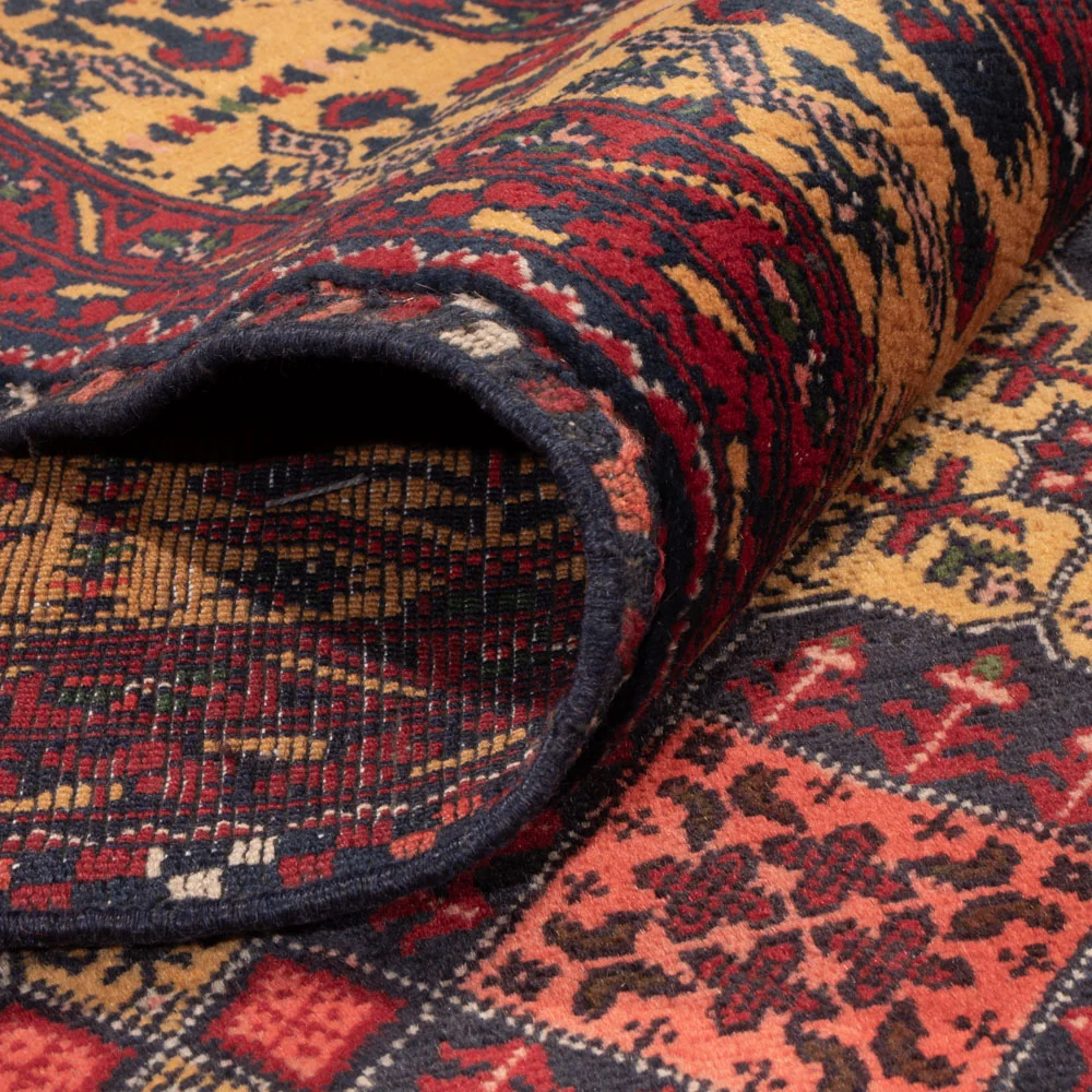 Afghansk teppe - 333 x 240 cm - mørk beige