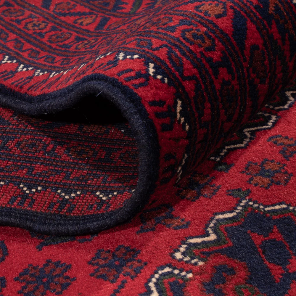 Afghansk teppe - 340 x 249 cm - rød