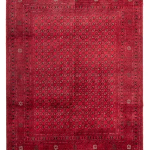Afghansk teppe - 343 x 248 cm - rød