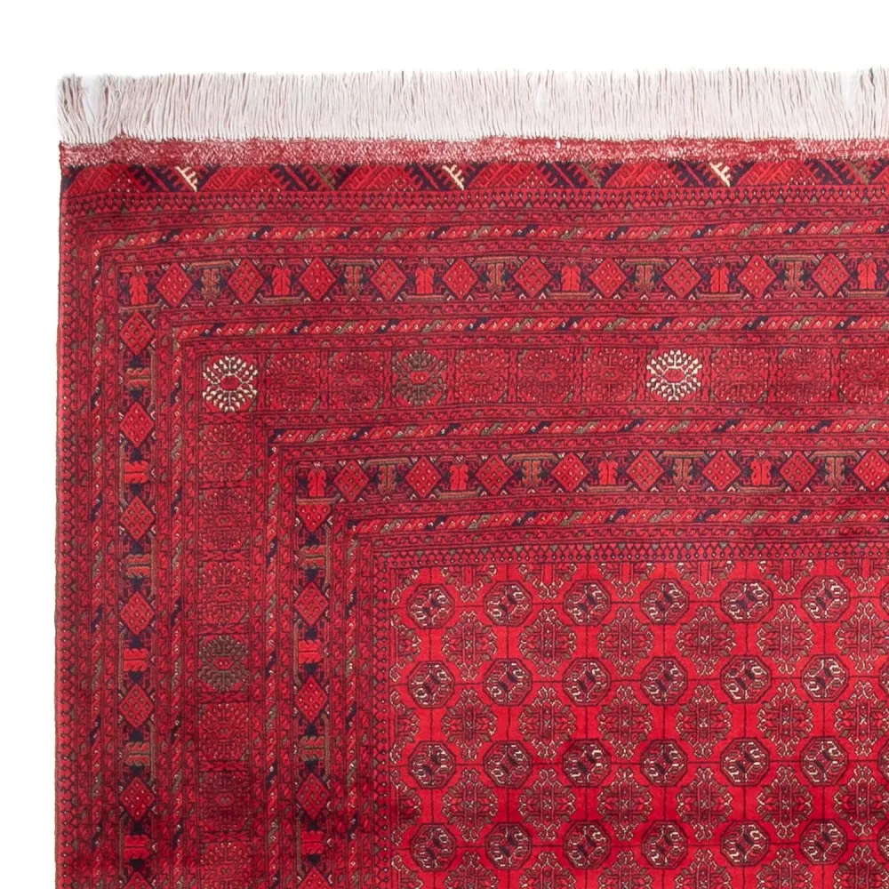 Afghansk teppe - 343 x 248 cm - rød