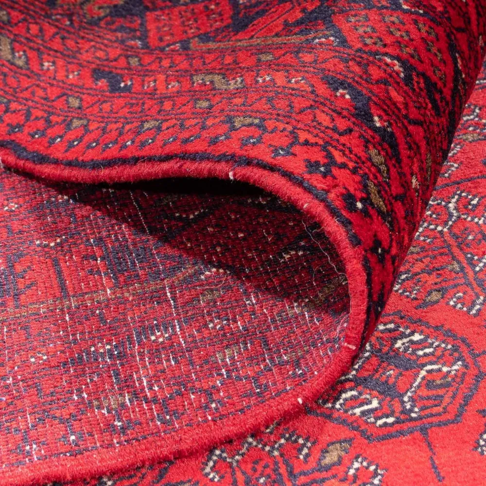 Afghansk teppe - 343 x 248 cm - rød