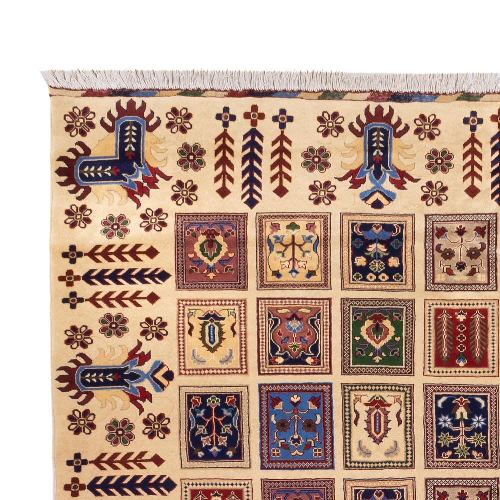 Afghansk teppe - 345 x 252 cm - flerfarget