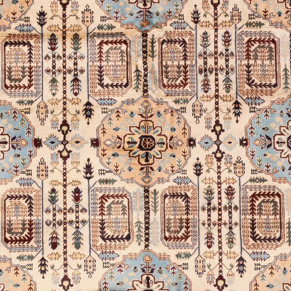 Afghansk teppe - 346 x 245 cm - lys beige