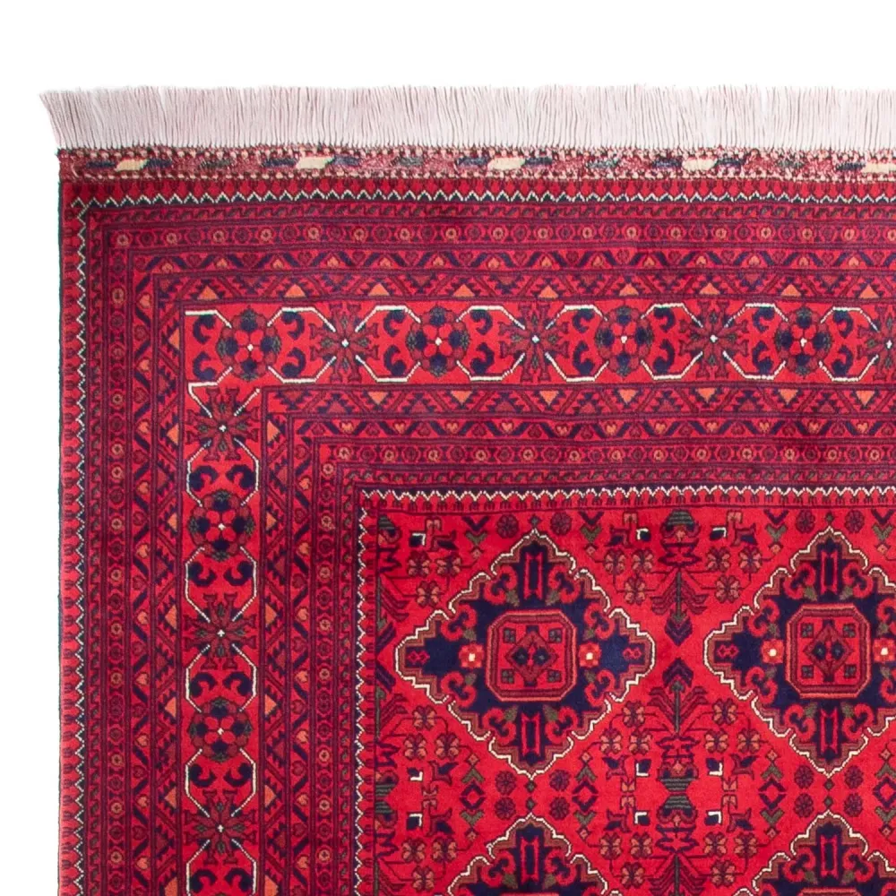 Afghansk teppe - 346 x 246 cm - rød