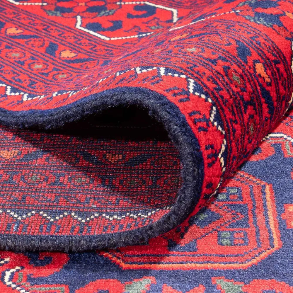 Afghansk teppe - 346 x 246 cm - rød